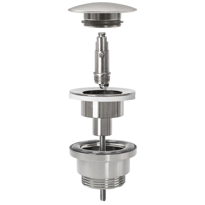 Siphon Klik-Klak Universal REA BRUSH NICKLE INOX  4