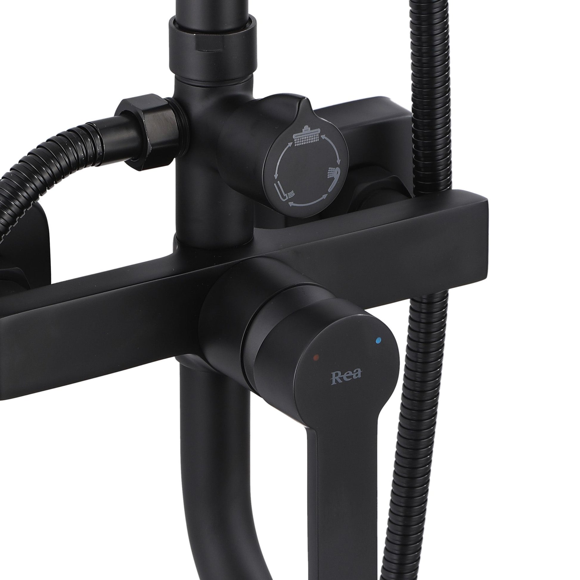 Duschgarnitur REA ARGUS BLACK MATT  5