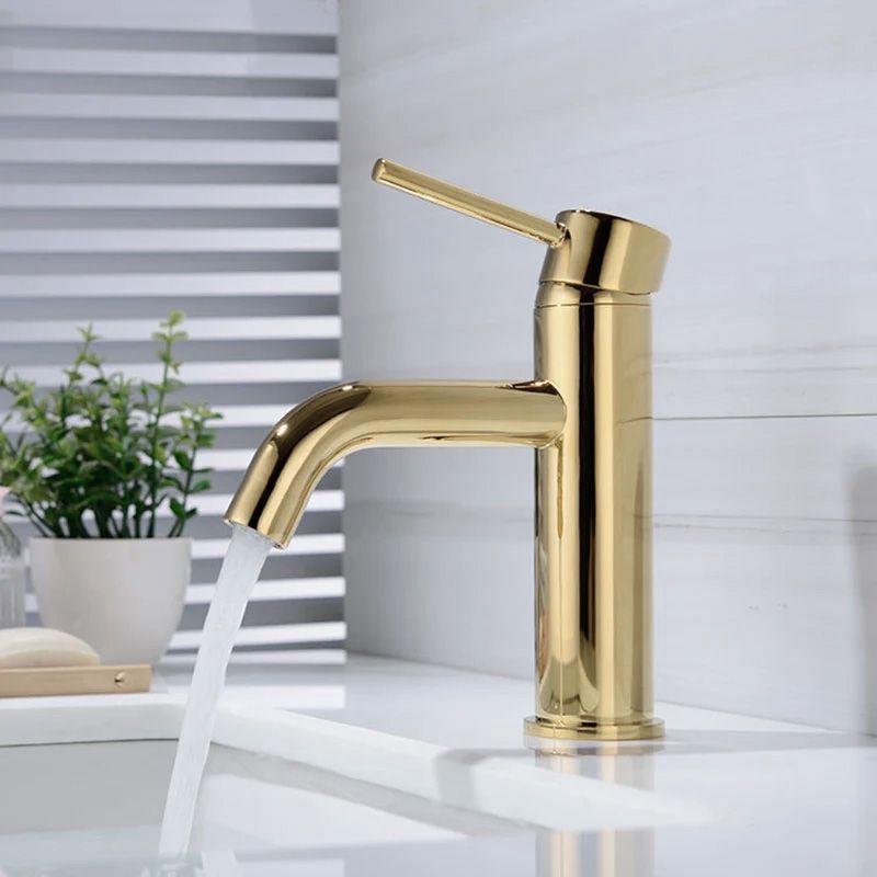 Waschbeckenarmatur Rea Lungo L. Gold light gold low 2