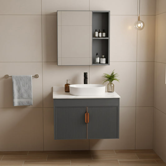 Комплект мебели для ванной с столешницей Modo 60cm Grey  1