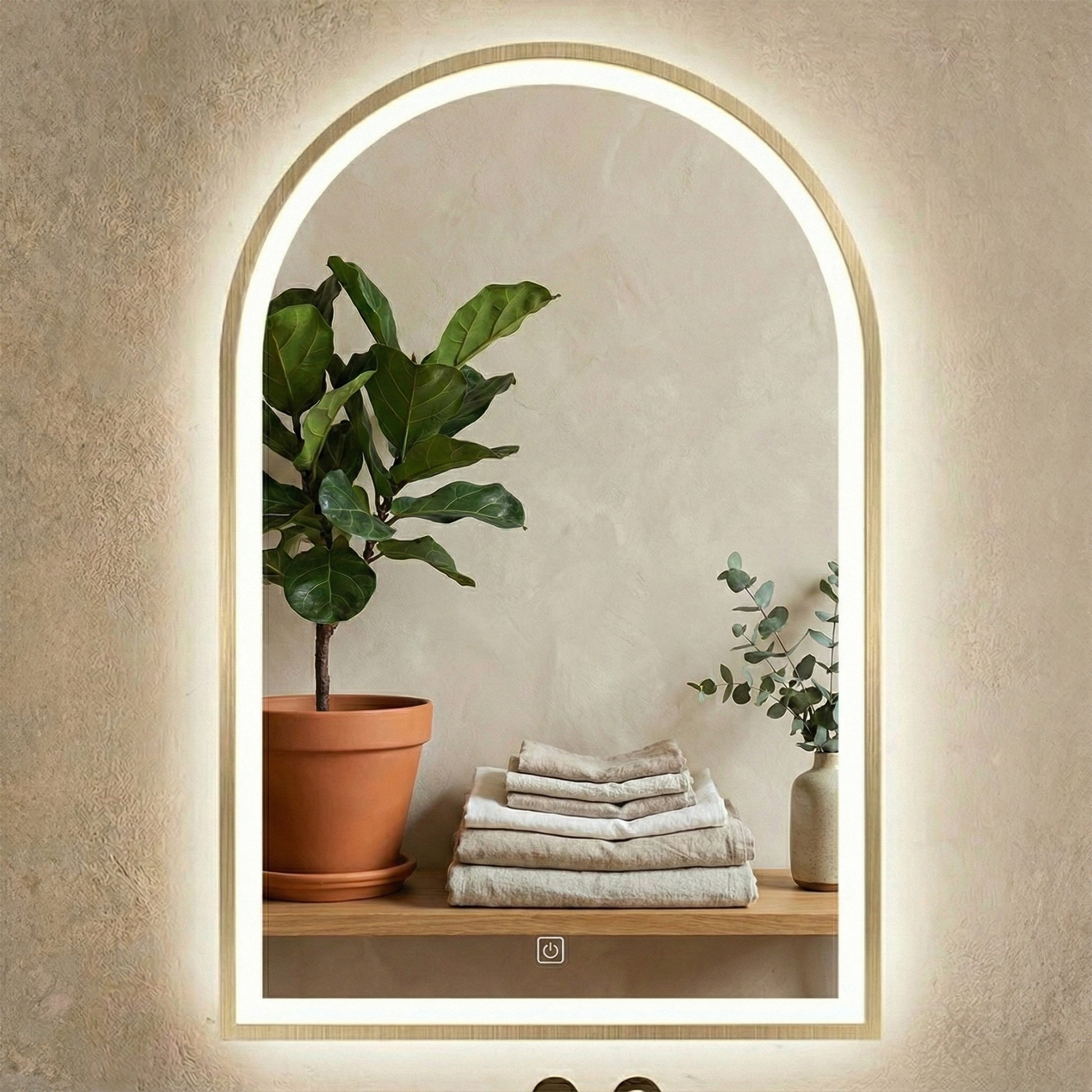Spiegel LED 60x100cm DART GOLD  9