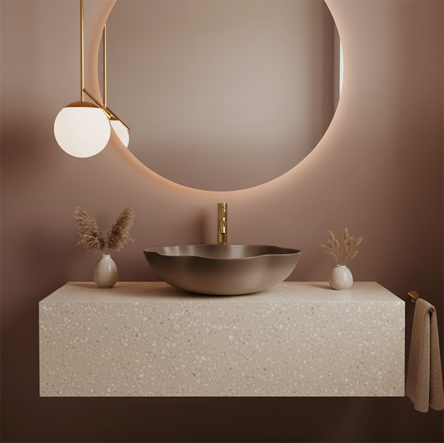 Aufsatzwaschbecken Rea Pearl Ombre  5