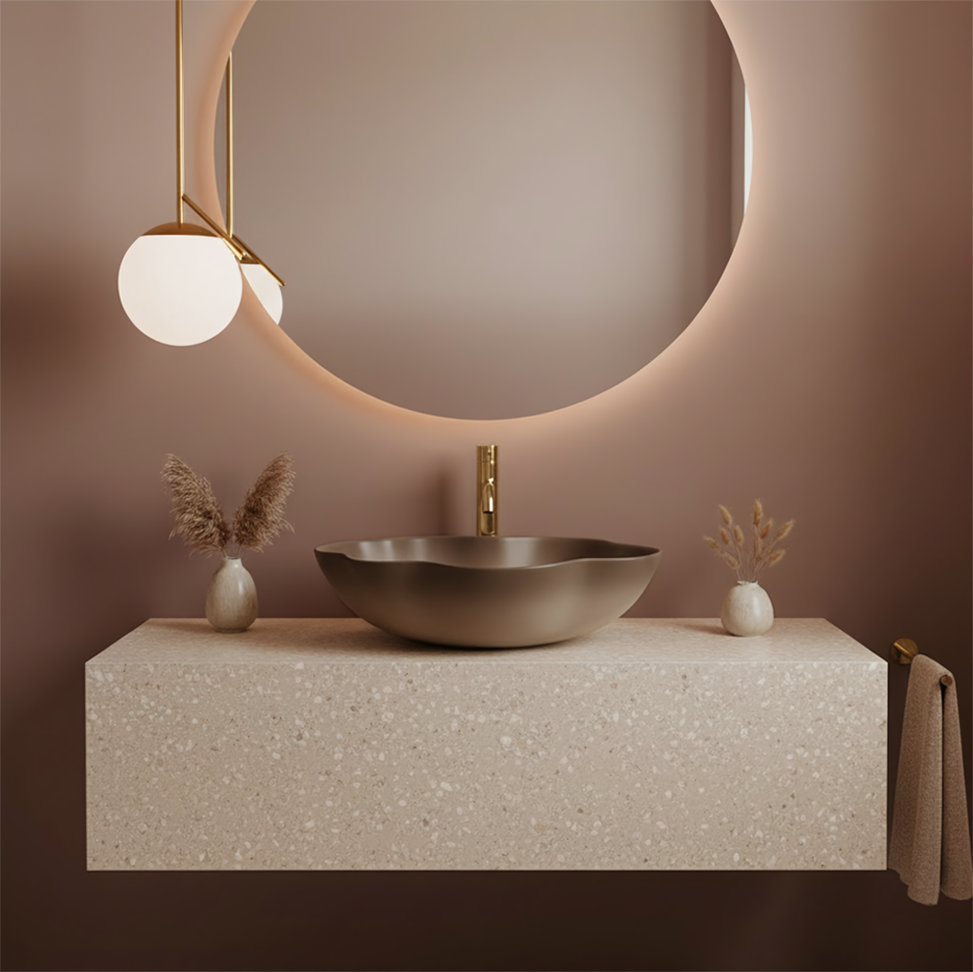Aufsatzwaschbecken Rea Pearl Ombre  5