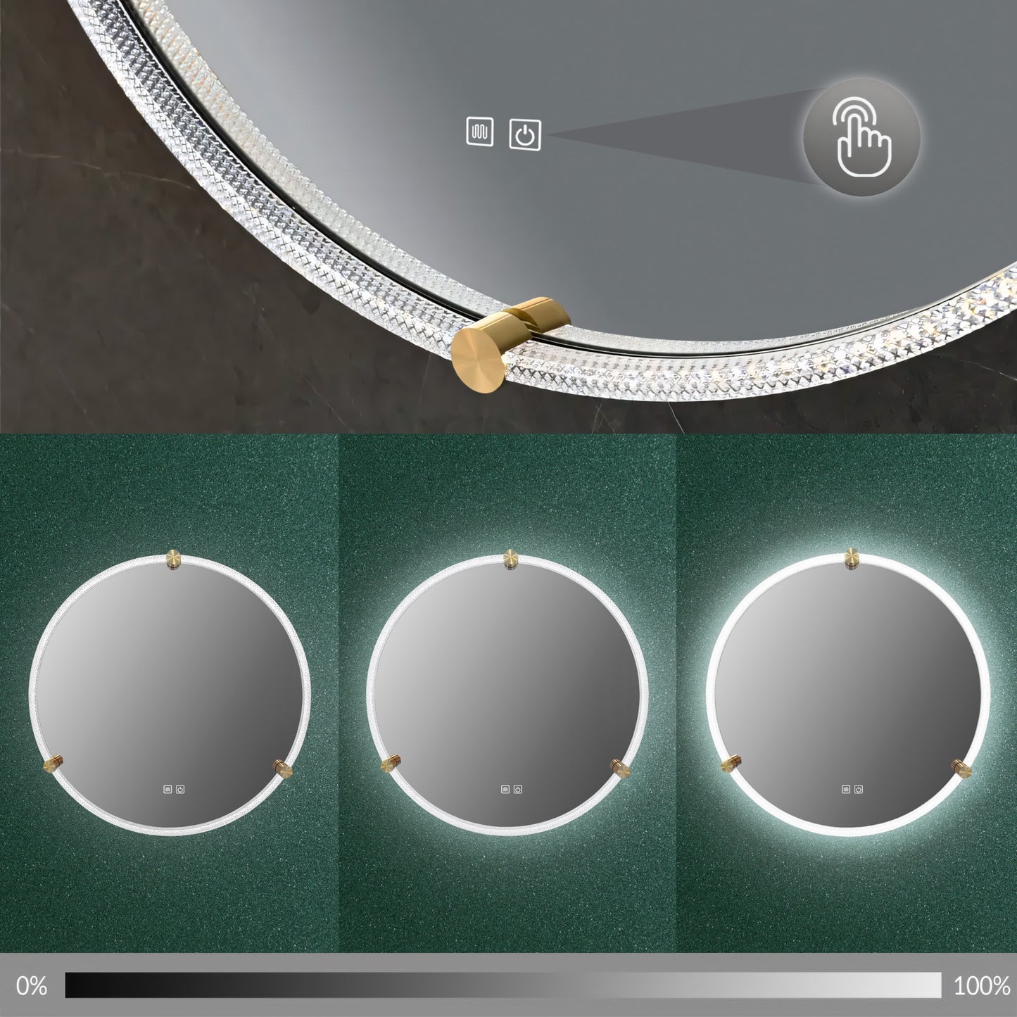 Spiegel LED 60cm 106  7