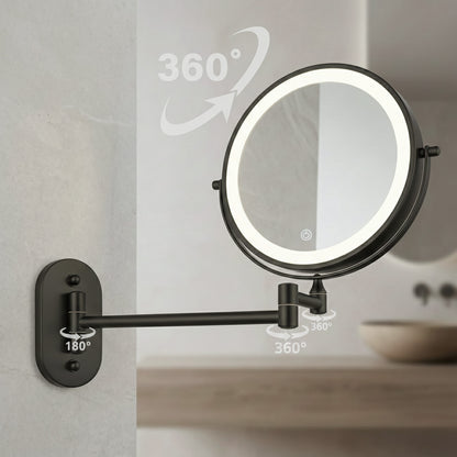 Spiegel LED Glow Black  4