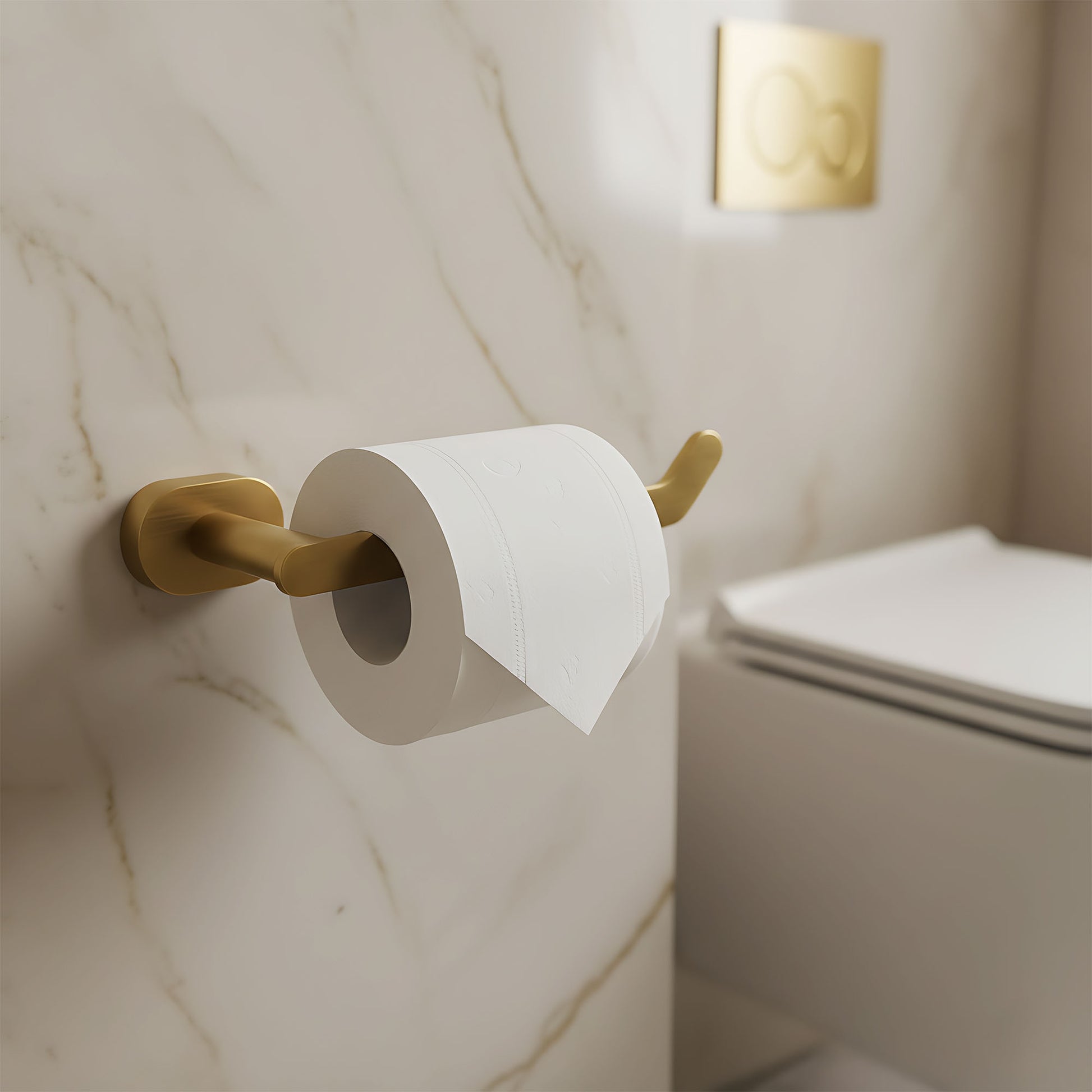 Halter Für Toilettenpapier 109 Til Brush Gold  2