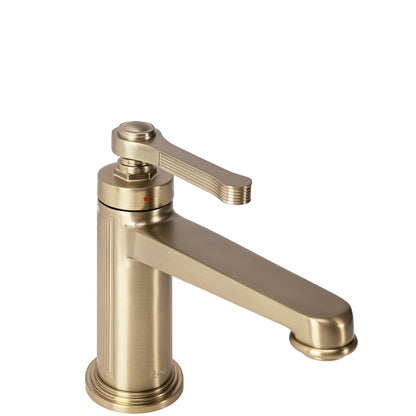 Waschbeckenarmatur Rea Monaco Gold Brush Low  1