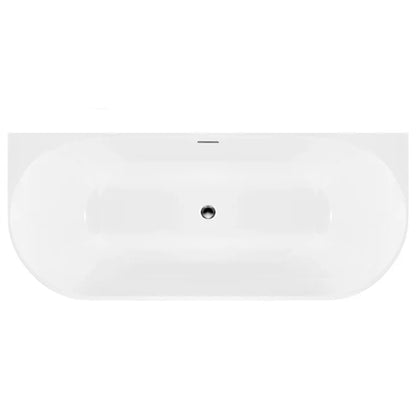 Acryl Wandmontage Badewanne Capri Slim 170cm  4