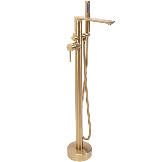 Frei stehende Armatur Rea Flores Gold Brush 1