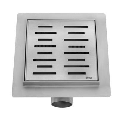 Duschrinne REA LINE 150x150 Nickel Brush  4